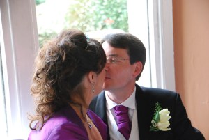 Wedding kiss